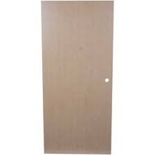 3'0 x 7'0 Commercial Solid Core Birch Wood Door w/  Cylindrical Lock Prep, Unfinished