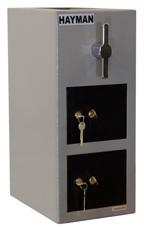 Hayman CV-H19-2 KK Cash Vault Top Load Depository Safe-Double Door