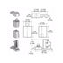 Door Resources J70<br>Pivot Hinge Set For Use On Kawneer DoorsPivot HingesDoor Resources - Door Resources