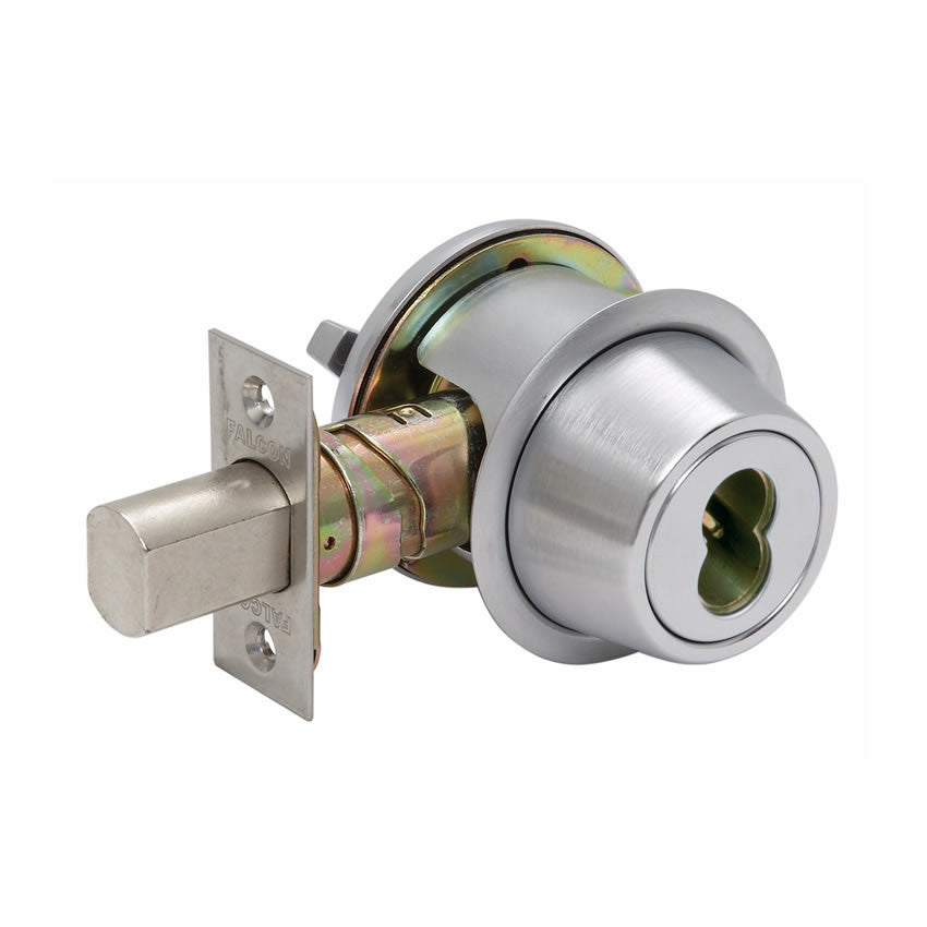 Falcon D241BD Single Cylinder Deadbolt with SFIC prep, 626 Finish