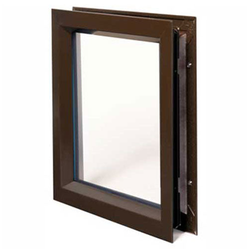 National Guard 24" x 32" Commercial Lite Kit w/ 1/4" Clear Tempered Glass (Dark Bronze Finish) National Guard p/n L-TG-1/4"-FRA-GT118